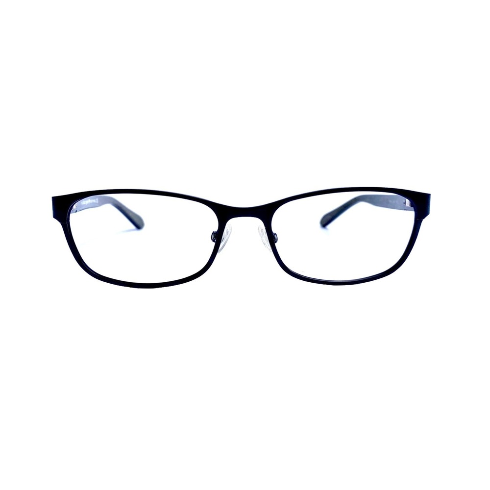 Kate Spade NY Black Oval Metal W Glitter Temples Eyeglasses Jayla 0003 52 17 135